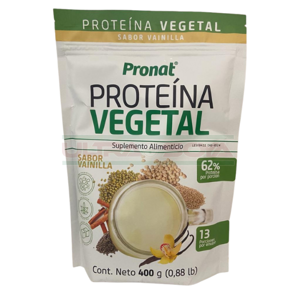 PROTEINA VEGETAL VAINILLA C/400 GRS